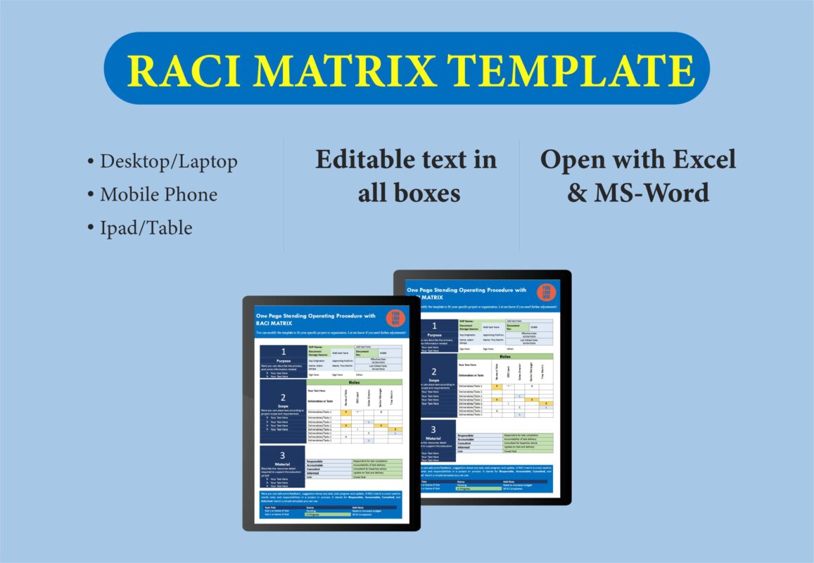 RACI MATRIX TEMPLATE