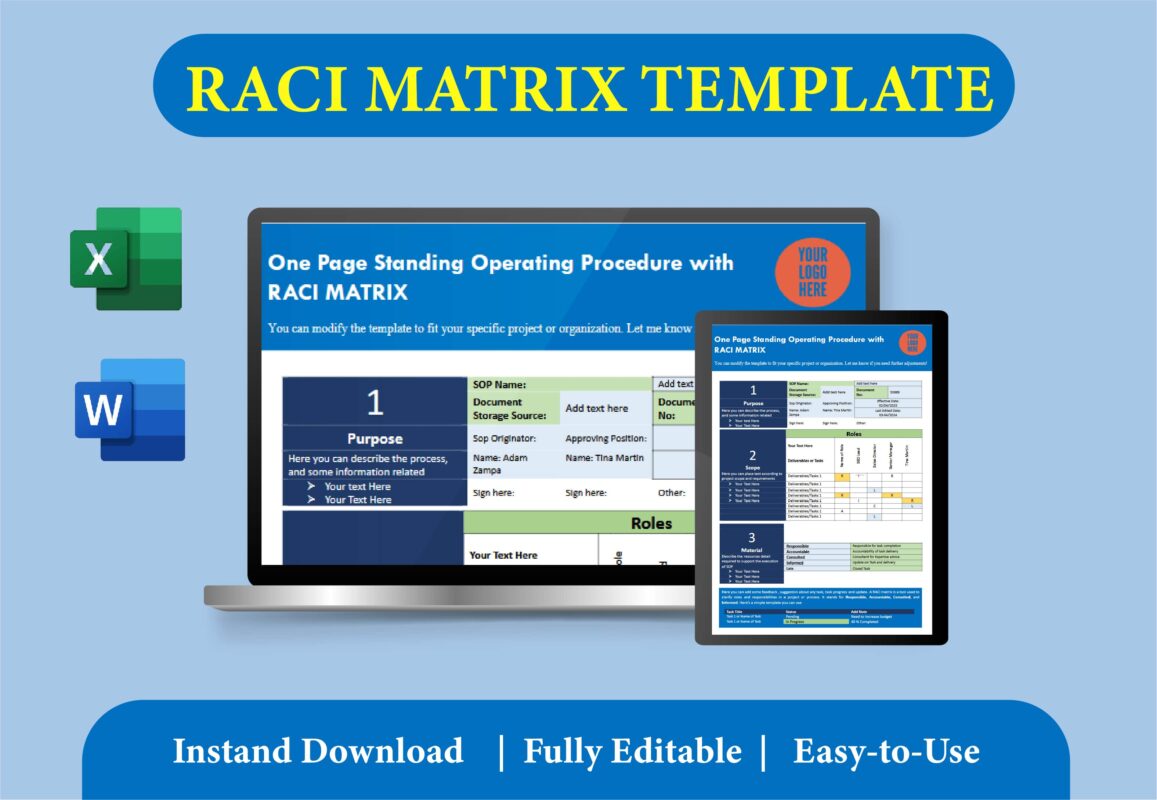 RACI Matrix Template