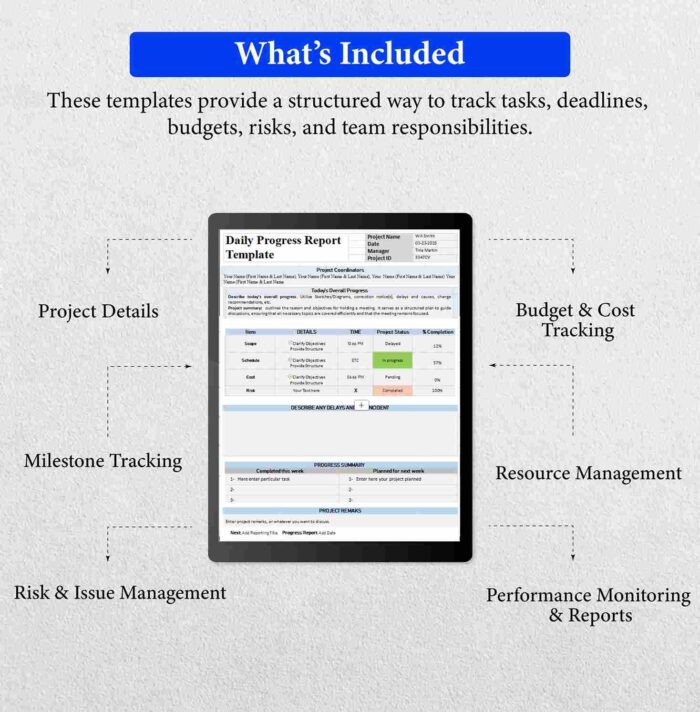 Project Management Tracking Template