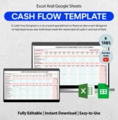 cash flow template