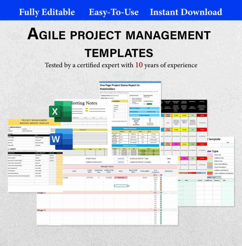 Agile Project Management Templates